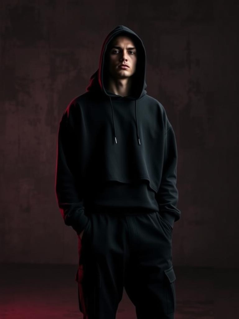 Cropped Boxy Hoodie